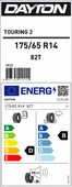 Dayton 175/65R14 82T Tourıng 2 D-B-70 Yaz Oto Lastiği (Üretim Yılı: 2025) thumbnail 2