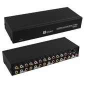 Powermaster PM-4832 8 Port Video Stereo Audio Dağıtıcı Çoğaltıcı 1024X768-85HZ - 5