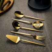 Fecra Pure 5 Parça Servis Seti Gold - 4