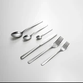 Fecra Royal 72 Parça Sade Çatal Kaşık Bıçak Takımı - 4