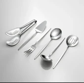 Fecra Luxe Silver 6 Parça Servis Seti Sade - 2