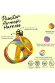 Pawstar Mushroom Air-mesh Göğüs Tasması Kedi Köpek Göğüs Tasması Mantar Desenli Köpek Tasması - 8