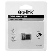 S-Link SL-TA28M Otg Çevirici TYPE-C Dişi TO USB Erkek Metal Gövdeli - 3