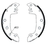 SWAPP 454001P Arka Fren Balatası Pabuc R12-M131-C15 Perçinli thumbnail 3