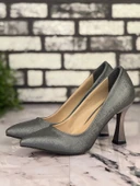 Ghattix B09 Stiletto Topuklu Zarif Şık Kadın Ayakkabı - 2