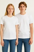 Bisiklet Yaka Basic Yetişkin Tişört - Alc - 1