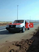 Nostaljik Metal Çek Bırak Türk Bayraklı Beyaz Tofaş Şahin Araba Kapılar Açılır - 2