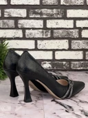 Ghattix B19 Stiletto Topuklu Zarif Şık Kadın Ayakkabı - 7