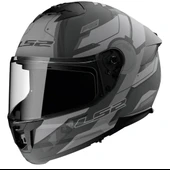 LS2 STREAM 2 SHADOW MAT TITANIUM-GRİ KASK M thumbnail 1