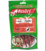 Freshy Ducky Twists Ördek Etli Burgu Çubuk Köpek Ödülü 90 Gr 10'lu - 1