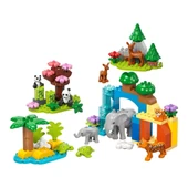 10446 Lego Duplo 3ü1 Arada Vahşi Hayvan Aileleri 92 parça +2aş - 2