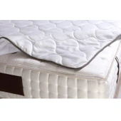 Homedius Silver Gümüş İplikli Kapitoneli Alez  Beyaz 150x200 - 4