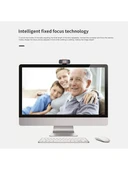 CoverZone WebCam 1080P Konferans Kamera Dahili Mikrofon Chat Görüntülü Sohbet Yayın Kamerası Hd Video Web cam Kamerası ZR620 thumbnail 4