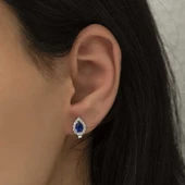 Gümüş Damla J Bayan Küpe thumbnail 2