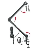 Gator Frameworks GFWMICBCBM4000 Podcast için mikrofon standı, kontrol lambalı - Sıfır Ürün (Kutu Hasarlı - Fırsat) - 1