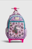 2217-My Polo Anatomik Sırt Yapılı Unisex Işıklı Tekerlekli İlkokul Çantası thumbnail 5