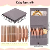 Valkyrie Örgü Şiş Seti Alüminyum, Hafif ve Dayanıklı, Yeni Başlayanlar & Profesyoneller İçin - 2