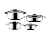 Aryıldız Colombus 8 Parça İndiksiyon Tabanlı Çelik Tencere Seti - 1