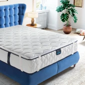 Homedius Silver Gümüş İplikli Kapitoneli Alez Beyaz 100x200 - 2