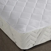 Homedius Wool Yünlü Vatka ile Kapitone Edilmiş Yün Alez  Beyaz 180x200 - 2