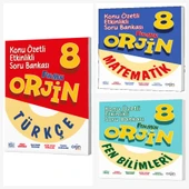 Orjin 8. Sınıf Türkçe & Matematik & Fen Soru Bankası - 1
