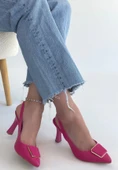 Pabucmarketi Fuşya Kadın Topuklu Ayakkabı thumbnail 3