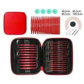 Valkyrie Değiştirilebilir Örgü Şiş Seti Ayrılabilir Dairesel Şişler Profesyonel Örgü İçin Çok Amaçlı Set - 5