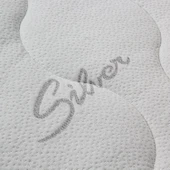 Homedius Silver Gümüş İplikli Kapitoneli Alez Beyaz 100x200 - 6