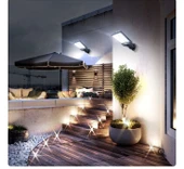 1200 Watt Çok Kaliteli, Kumandalı, Güneş Enerjili, Fotoselli, Sensörlü, 3 Modlu Solar Bahçe Armatürü thumbnail 7