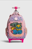 2217-My Polo Anatomik Sırt Yapılı Unisex Işıklı Tekerlekli İlkokul Çantası thumbnail 6