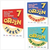Orjin 7. Sınıf Türkçe & Matematik & Fen Soru Bankası - 1