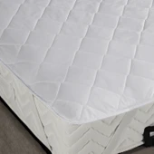 Homedius Cotton Pamuk Vatka ile Kapitone Edilmiş Alez  Beyaz 200x200 - 2