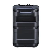Zore GD-904 Dijital LED Göstergeli FM Radyolu Mikrofonlu RGB TWS 8 inç Stereo Bass Kablosuz Karaoke Hoparlör - 3