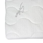 Homedius Silver Gümüş İplikli Kapitoneli Alez Beyaz 120x200 - 3