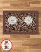 Petmat KEdi veya Köpek Mama Paspası , Kaymaz Taban , Yıkanabilir , Evcil Hayvan Paspası - 1