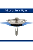 DESIPHON Çöpmak 2 Adet Mutfak Lavabo Sifon Gideri Paslanmaz Metal Tıpa Süzgeci 8 cm – Dayanıklı ve Uyumlu - 5
