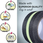 Fosforlu Kaydırmaz Bant 5cmx3m Yeşil Fosforlu Merdiven Bandı 50mm Fotolümenli - 6