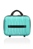 Polo&Sky Mars Model Su Yeşili Renk Abs Makyaj Çantası El Valizi - 4