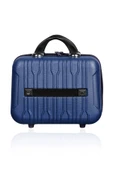 Polo&Sky Mars Model Lacivert Renk Abs Makyaj Çantası El Valizi - 4