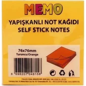 Rubenis 76*76 Mm 50 Yaprak Şeffaf Postit Turuncu Rps-153 - 1