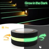 Fosforlu Kaydırmaz Bant 5cmx3m Yeşil Fosforlu Merdiven Bandı 50mm Fotolümenli - 1