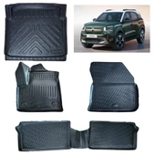 Rizline Citroen C3 Aircross Mhev Hybrit 2025 ve Sonrası 3D Paspas ve Sabizt Zemin Bagaj Havuzu - 1