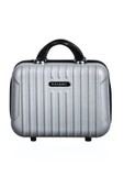 Polo&Sky Class Model Gri Renk Abs Makyaj Çantası El Valizi - 1