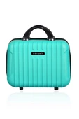 Polo&Sky Class Model Su Yeşili Renk Abs Makyaj Çantası El Valizi - 2