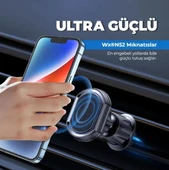 WOYAX by DEJİ WY-HR01 Güçlü Mıknatıslı Kancalı Araç İçi Telefon Tutucu Havalandırma Araba Telefon Tutucu - 2