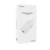 SHAZA USB-C 45W to USB-A 18W Çift Çıkışlı USB QC3.0& Type-C PD 65W Şarj Adaptörü - 2