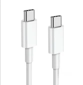 DEJİ DJ-C14 Type-C to Type-C 3A PD Şarj Kablosu Beyaz 1.2metre - 1