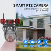Avenir AV-S314 Wifi Hoparlörlü 4mp 2 Kameralı 10X Optik Zoomlu Ptz Kamera - 1