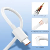 WOYAX by DEJİ WY-C12 67W USB to Type-C Data ve Hızlı Şarj Kablosu Beyaz 1.2metre - 3