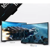 Samsung 27" Odyssey G5 G55C 165Hz 1Ms QHD Curved VA Gaming Monitör LS27CG552EUXUF thumbnail 3